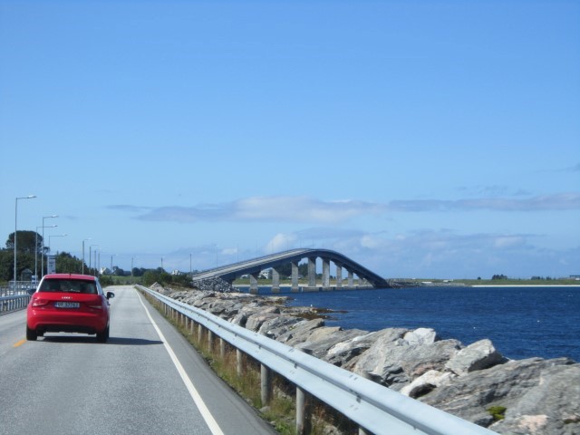 Noorwegen, brug naar Giske